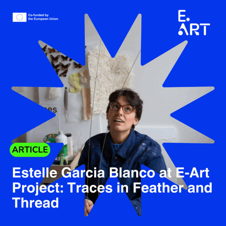 Read more about the article Estelle Garcia Blanco at E-Art Project: Traces in Feather and Thread